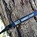 RALLT Premium Heavy-Duty Hammock Tree Straps with Carabiners - Extra Strength System with 20ft of 2000+ lb Non-Stretch Polyester Straps & Wire Gate Carabiners - Outdoor Camping Gear (Black, 2 Pack)