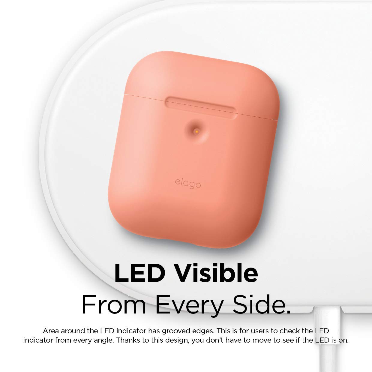 2019 NEON Collection Supporta la ricarica wireless - LED anteriore visibile  elago A2 Custodia in Silicone con Moschettone, Neon giallo Compatibile con  Apple AirPods 2 Custodia Wireless Custodie urban-earth.co.uk
