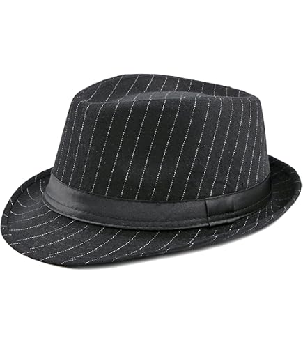 Chapeau Fedora En Feutre De Laine - Style Vintage Gentleman - Taille 56-58 Cm - Noir élégant