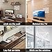 HDTV Antenna, Transparent Amplified Indoor Digital TV Antenna 50-80 Miles Range with 2018 Newest Type Switch Console Amplifier Signal Booster, USB Power Supply and 16.5FT Coax Cable (White)