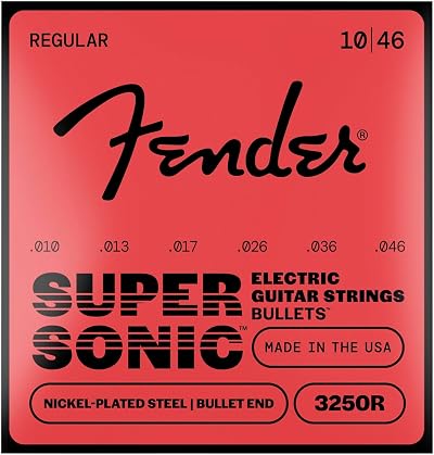 Fender Super Bullets Strings Electric Guitar Nickel Plated Steel .010-.046