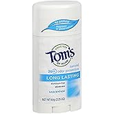 Tom's of Maine Natural Care Deodorant Stick Unscented 2.25 oz (Pack of 3)