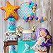 KREATWOW 37 Pack Mermaid Balloons Birthday Party Supplies Mermaid Mylar Balloons for Birthday Baby Shower