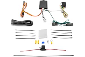 WeiSen Custom 4-Way Trailer Wiring Harness Towing Hitch Wiring Compatible with Bronco Sport 2021-2025