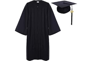 Newrara Graduation Gown Cap Tassel Set