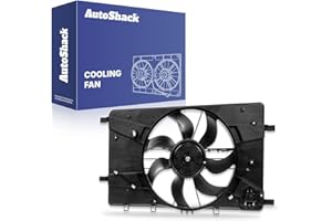 AutoShack Radiator Cooling Fan Assembly Replacement for 2012-2017 Buick Verano 2011-2016 Chevrolet Cruze 2016 Chevrolet Cruze