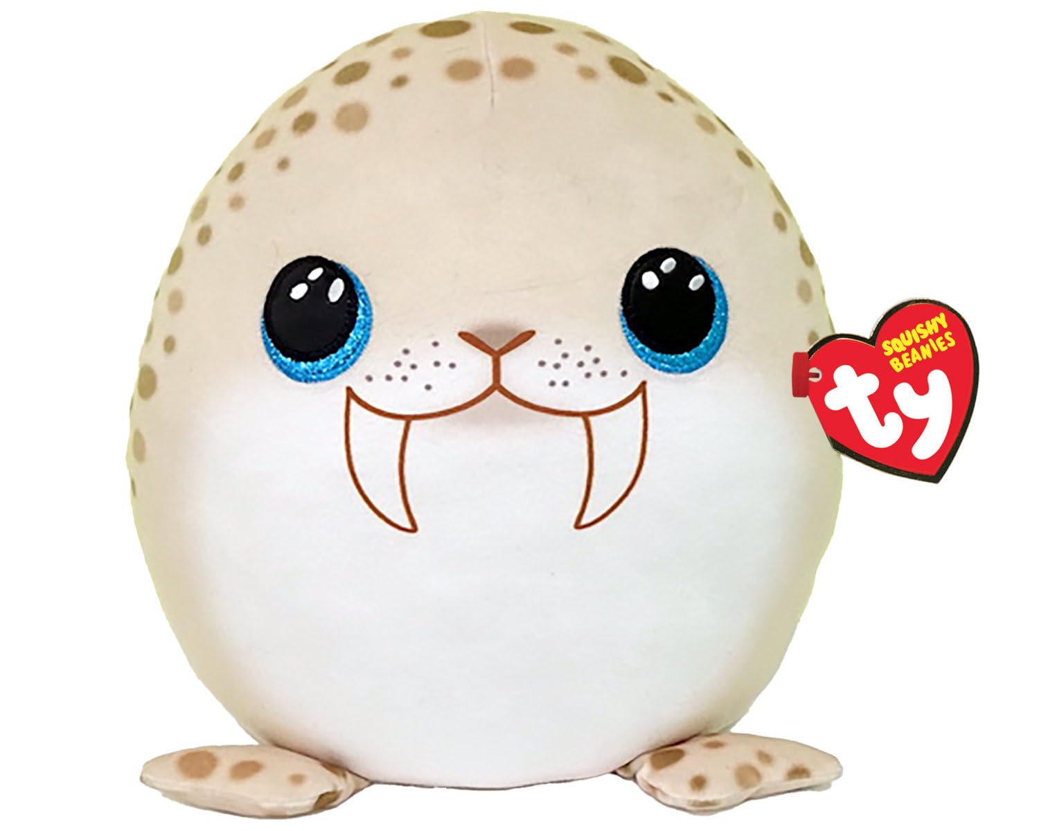 TY Toofers Walrus Squish a Boo 10 Inches - Squishy Beanies for Kids, Baby Soft Plush Toys - Collectible Cuddly Stuffed Teddy โ image 1