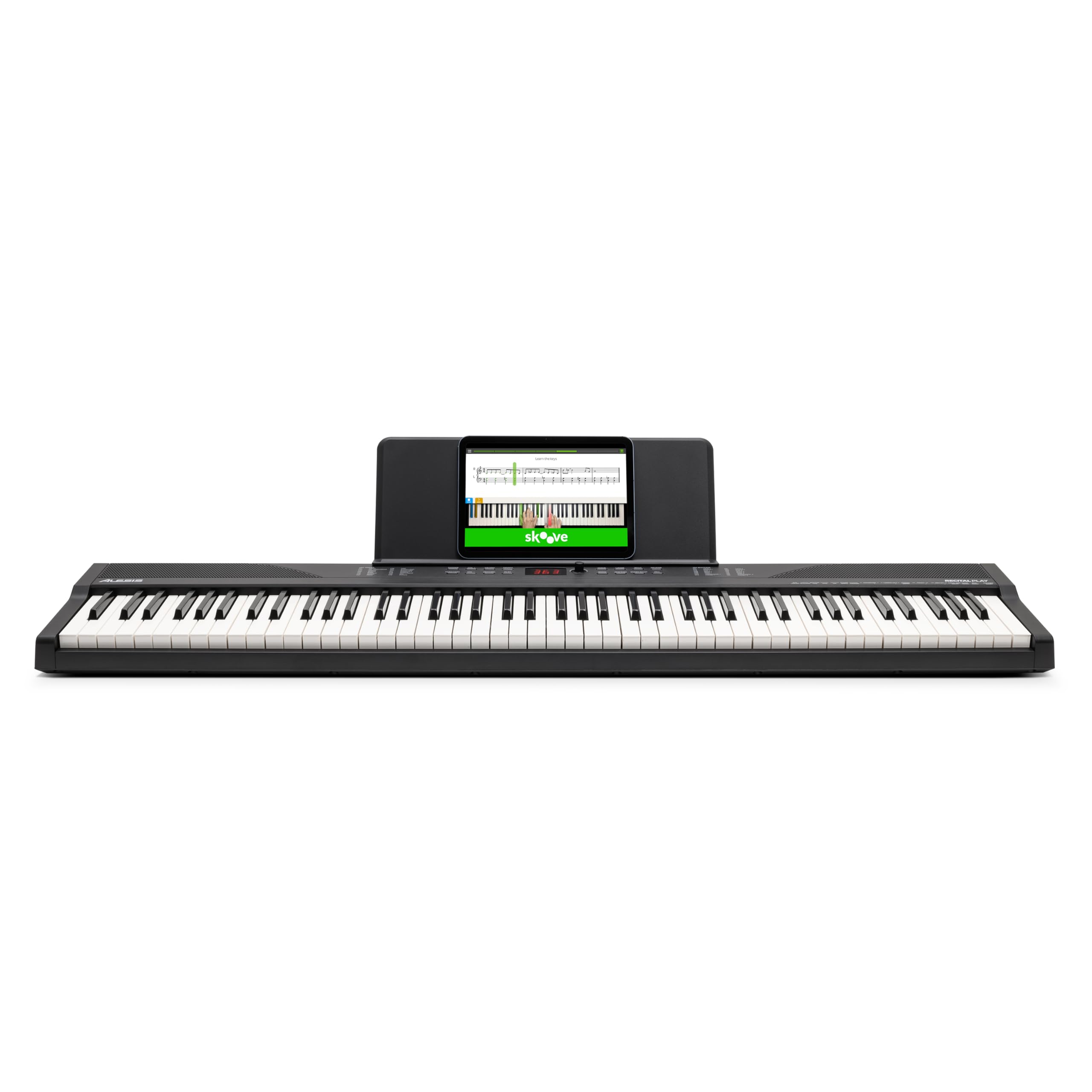 Alesis Keyboard Electric Piano with 88 Keys, 480 Sounds, Speakers, USB MIDI, Carry Case, Stand, Headphones, Pedal and Piano Lessons for Beginners (English Language Not Guaranteed]
