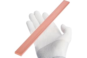 DIHZOKS Copper 110 Flat Bar 1/8" x 1" x 6" Long, 3mm x 25mm x 152mm Copper Bus Bar Stock