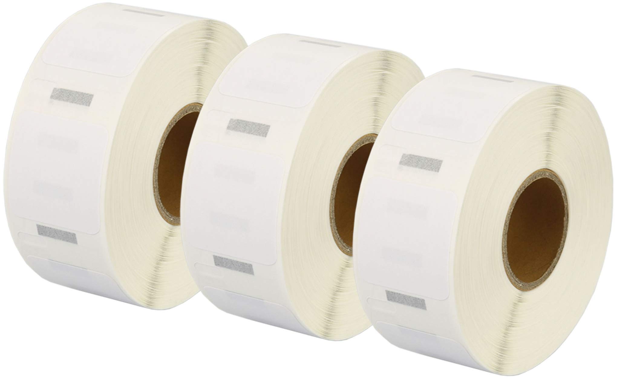 3 Compatible Rolls S0929120 25mm x 25mm Labels for LabelWriter 4XL 450 400 330 320 Twin Turbo Duo Seiko SLP 450 440 430 420 410 400 240 220 200 100 Pro Plus (750 Labels per Roll, Removable)