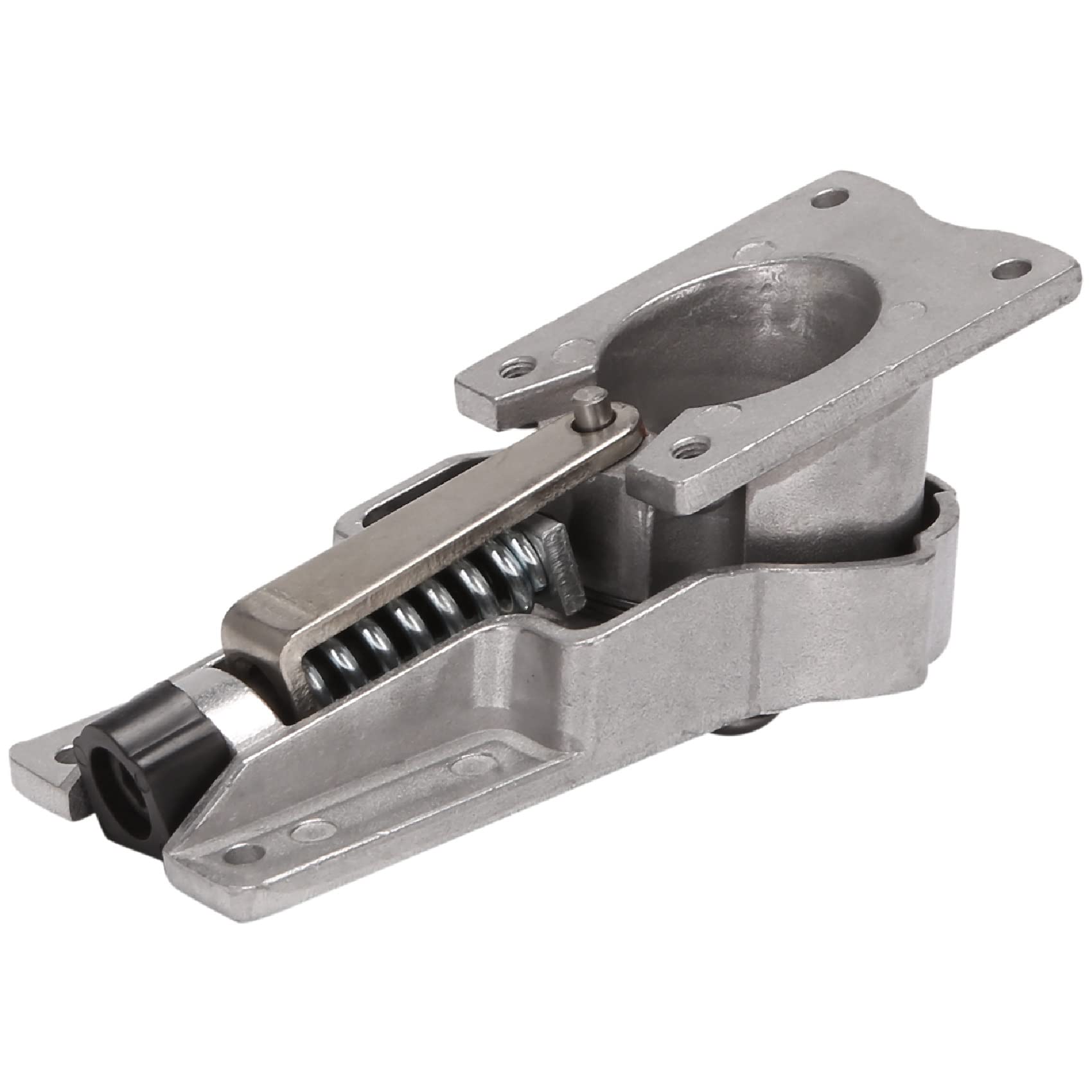 Hopbucan Arrival Surf Skate Trucks Alloy 7-Inch Land Surfboard Skateboard Bracket Base Black C7 Bridge Spring Bracket,Silver