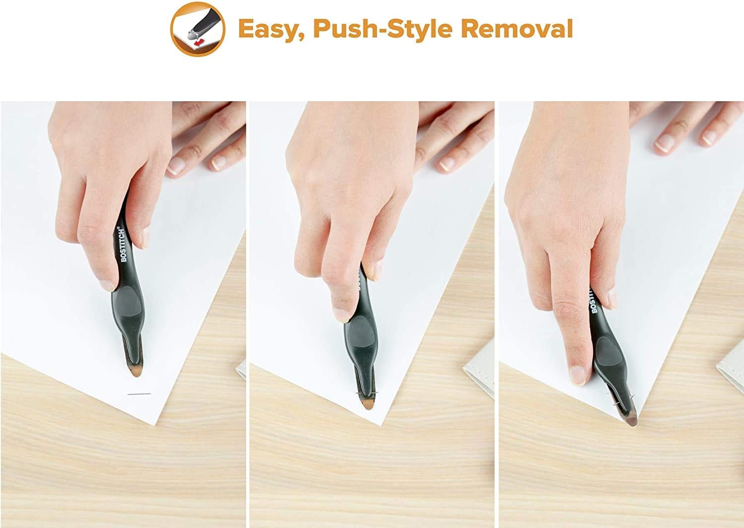 Bostitch Professional Magnetic Easy Staple Remover, Black (40000M-BLK), 3 Pack : Office Products