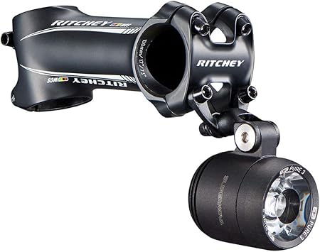 under stem bike light