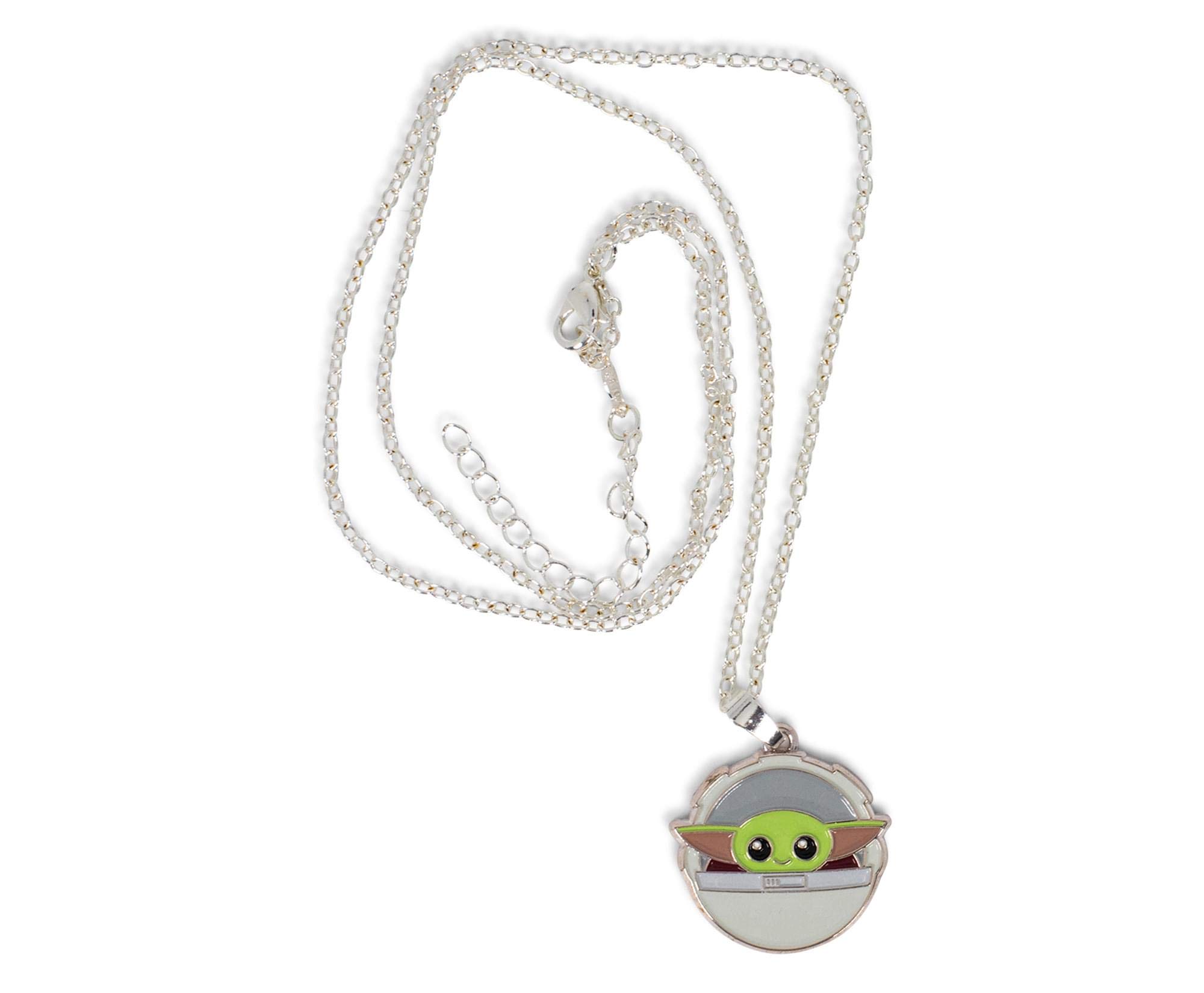 SalesOne International, LLC Star Wars: The Mandalorian2 The Child SIL Plate PNK, silver, one size, SWMAN2YODAPNK01