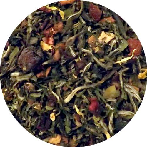 Oregon Summer (White Tea with Peaches, Blueberries, Mint) Tea, Organic &amp; Fair-Trade (Sample Size)