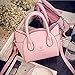 OB OURBAG Women Top Handle Shoulder Bag, Cute Cat Crossbody Bag for Ladies, Small Handbag Purses for Dating Daily Outgoing, Pink