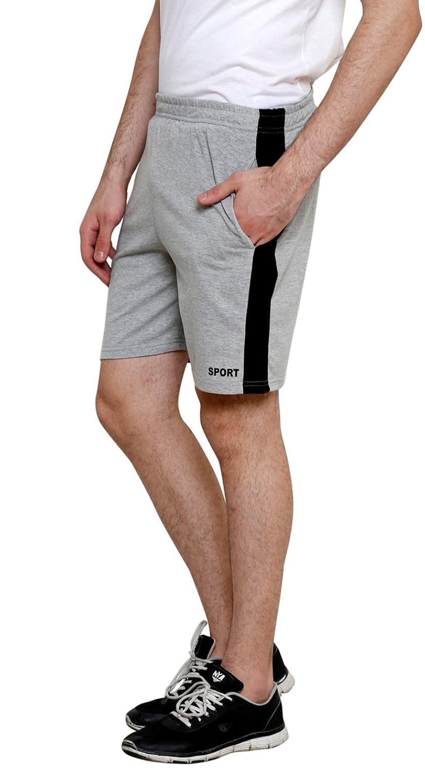 syda men's cotton shorts + grey