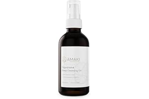 AMAKI SKINCARE Amaki Deep Cleansing Oil & Makeup Remover with Squalane (Citrus Blend) - Organic Gifts for Women