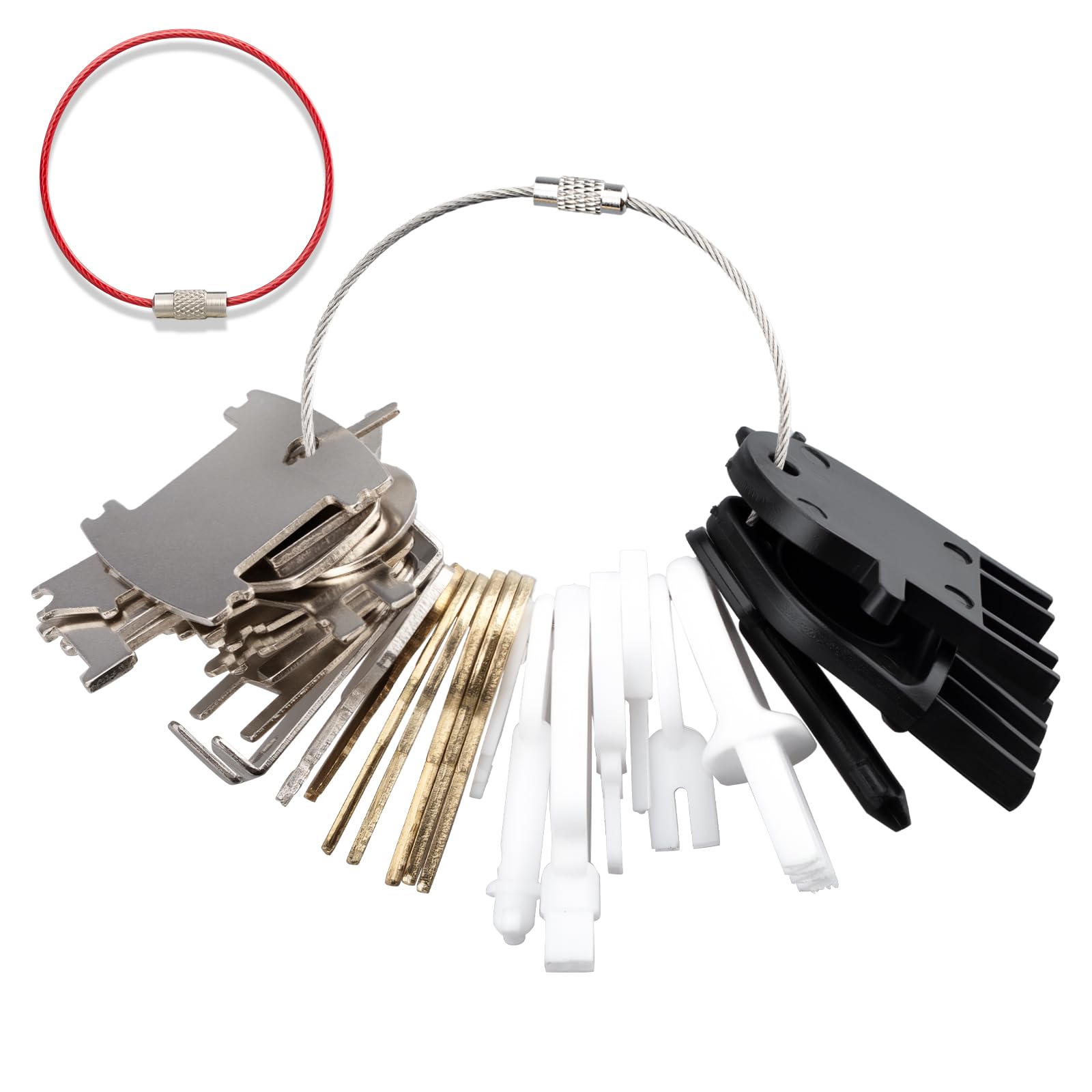 Photo 1 of 29Pcs Dispenser Key Set, for Most Popular Paper Towel, Toilet Paper, Soap Dispensers Universal Replacement Keys