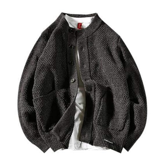 トップ100 丸首 カーディガン メンズ 人気のファッショントレンド