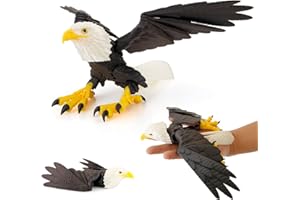 LehuoMaker 3D Printed Eagle Flexible Wings, Flying Eagle Model Toys, 3D Printed Bird Animals,3D Printed Dragon, Fidget Toys for Adults