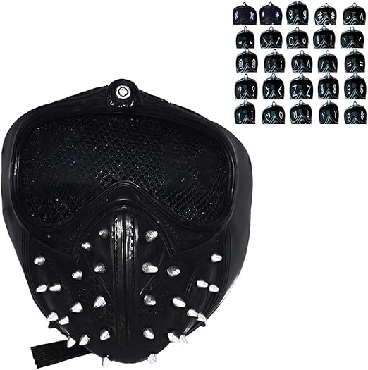 Watch Dogs Mask LED 25 Expression Change Wrench Marcus