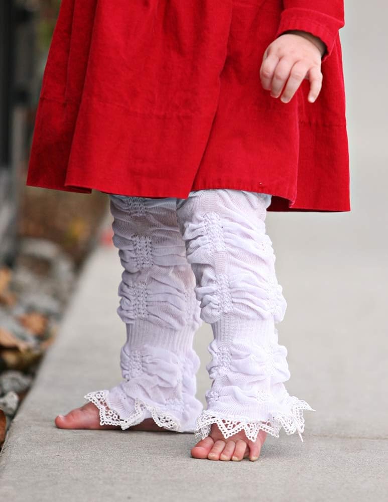 baby ruffle leg warmers