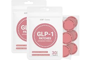 ASDF Cutra. GLP-1 Patches for Women and Men, with Berberine, L-Glutamine, and Cinnamon, Natural Ingredients Patche - 1 Packs, 30 Patches