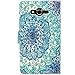 J7 Case, UrSpeedtekLive Galaxy J7 Wallet Case, Premium PU Leather Flip Wallet Case Cover with Card Slots & Kickstand for Samsung Galaxy J7 - Mandala Flower Pattern