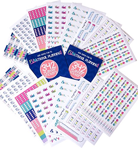 Planner Stickers Bundled Variety Packs | 100s of Assorted Events | Choose your Bundle ((2) Sets of Get it Done)