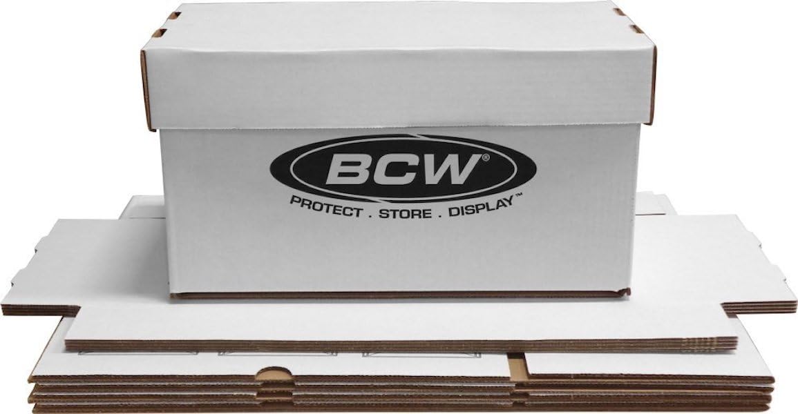 10 BCW 45 RPM Record 7 Inch Storage Boxes Office Products