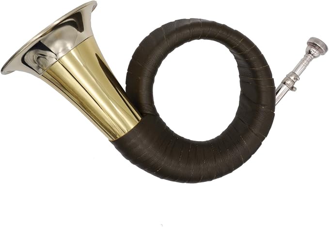 Tuyama Corno Da Caccia TJG-202 – Modello Compatto In Si♭ Con Borsa, Boccaglio E Campana 80mm – Perfetto Per Viaggi E Principianti