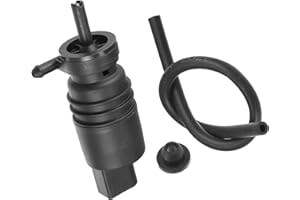 HEROFFIX Windshield Washer Motor Pump Fit for Mitsubishi Lancer - Pack of 3 Black Replace Parts