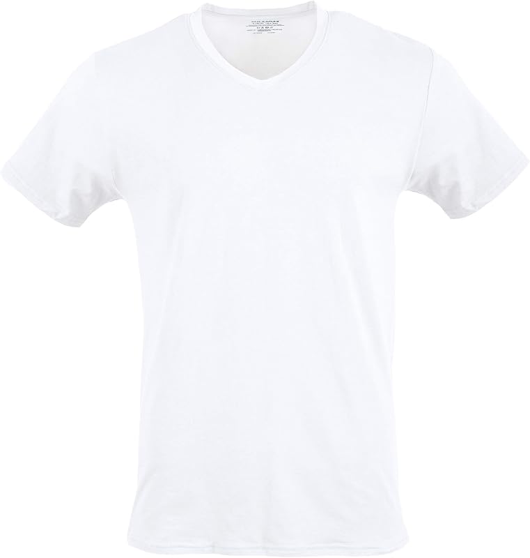 Herren Baumwoll-Stretch-T-Shirts, Multipack Unterwäsche, Artic White (V-Ausschnitt 3er-Pack), XX-Large