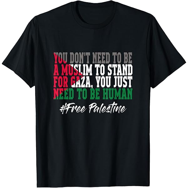 T-shirt Palestine Gaza West Bank Hebron Ramallah Al-Quds - Toutes Tailles - Neuf Sans étiquettes