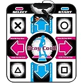 YtotY PC USB Dancing Mat, Non Slip DDR USB Dance Pad Controller with USB Cable, Fitness Body Building Dancing Mat, for PC Windows 98/2000/ XP/ 7