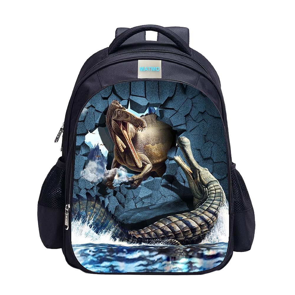 MATMO Dinosaur Backpack Dinosaur Backpacks for Boys School Backpack Kids Bookbag, Dinosaur 5, OneSize, Cartoon