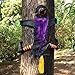 Y-STOP Hanging Crashing Witch,Door Porch Tree Decoration Props Crashed Witch - Outdoor Halloween Decorations