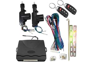 KACEPAR Car Security Kit, Car Central Locking Immobiliser, Auto Alarm Remote Controls Central Door Locking System, Fit for 24V Vehicles