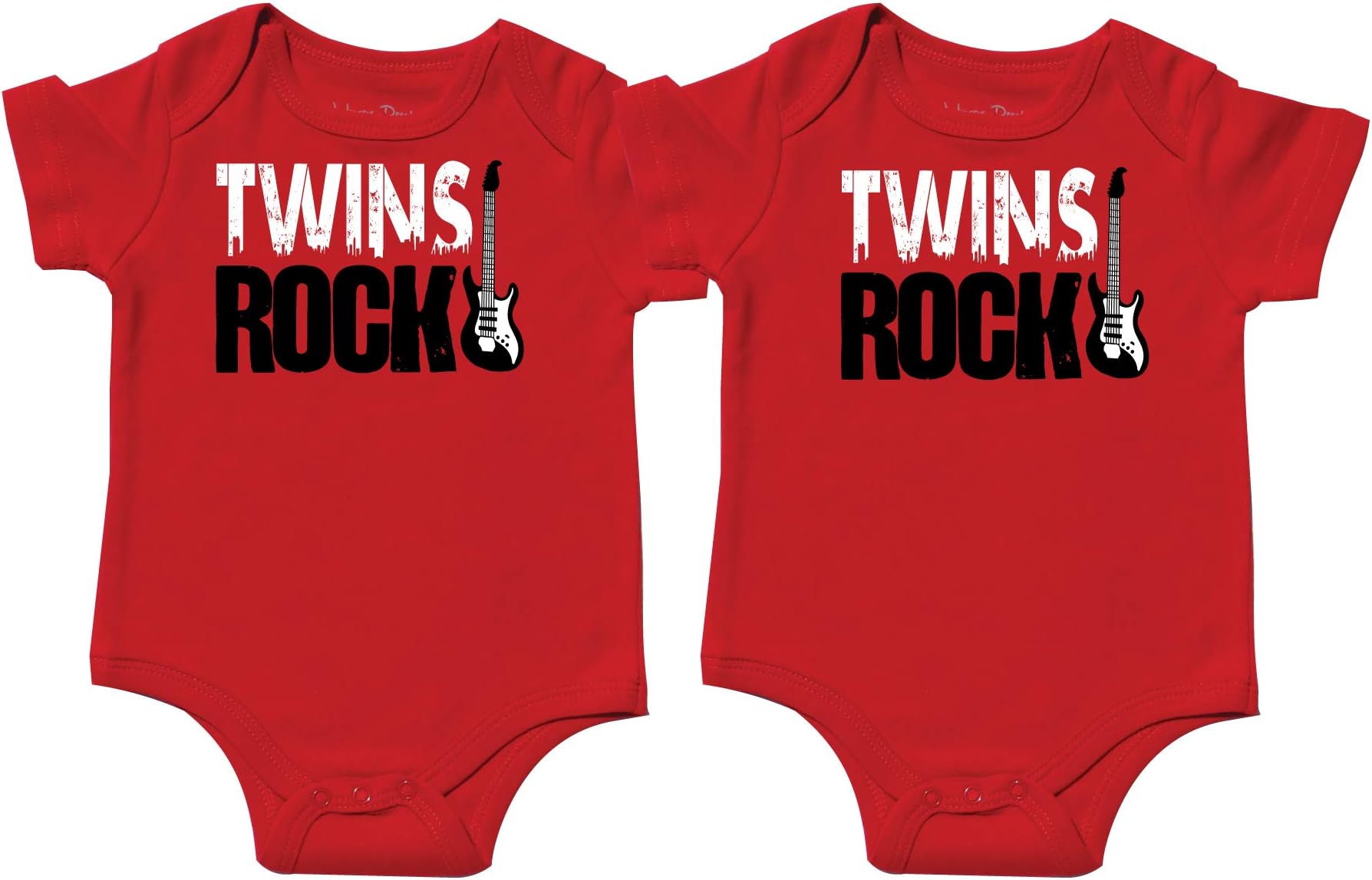 Unisex Twin Bodysuits, Includes 2 Bodysuits, Twin 1 Twin 2, Womb Mates