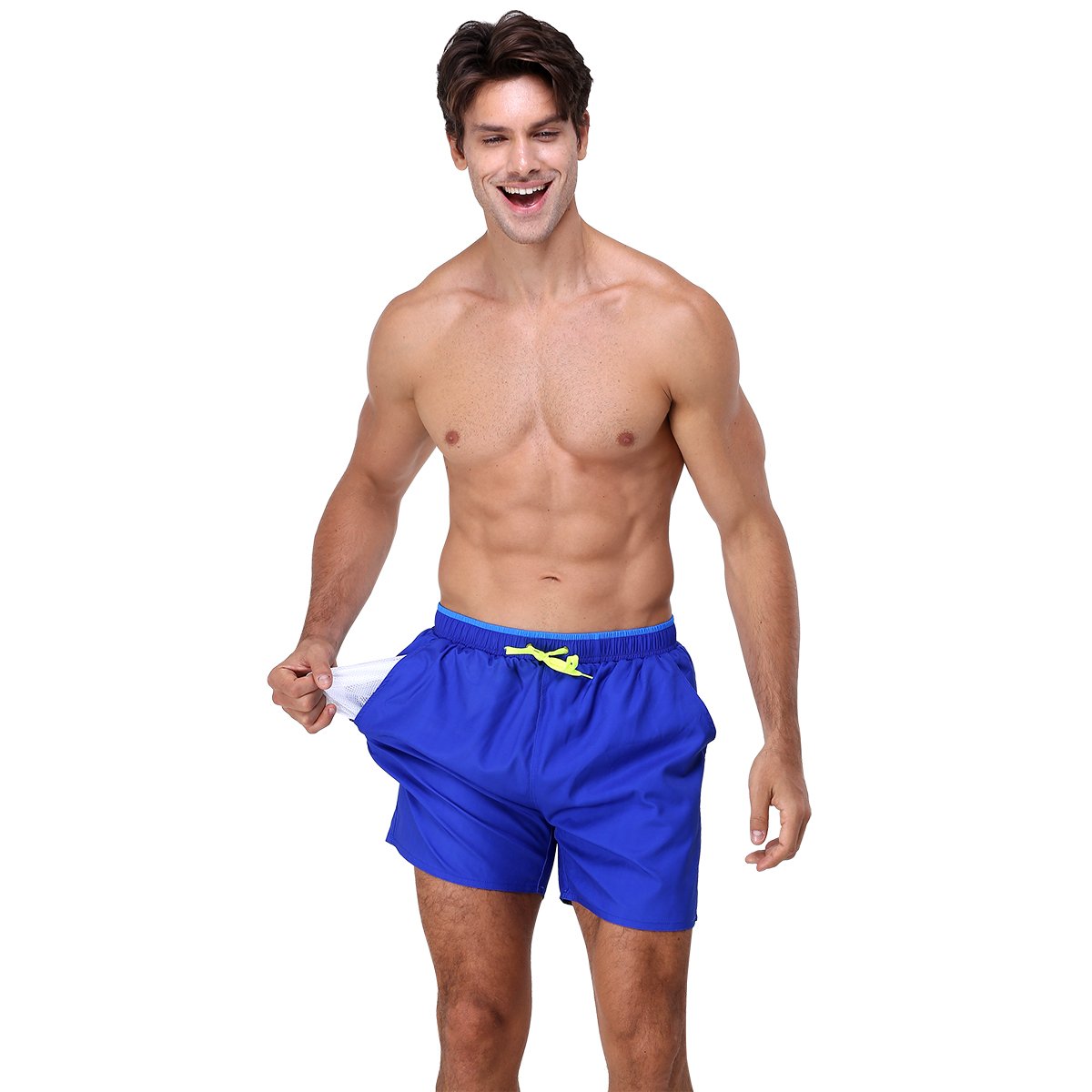 youvimi Men\'s Quick Dry Swim Trunks With Pockets