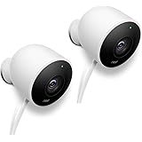 NestCam Outdoor HD Security Surveillance Camera w/ 2 Way Audio (2 Pack)