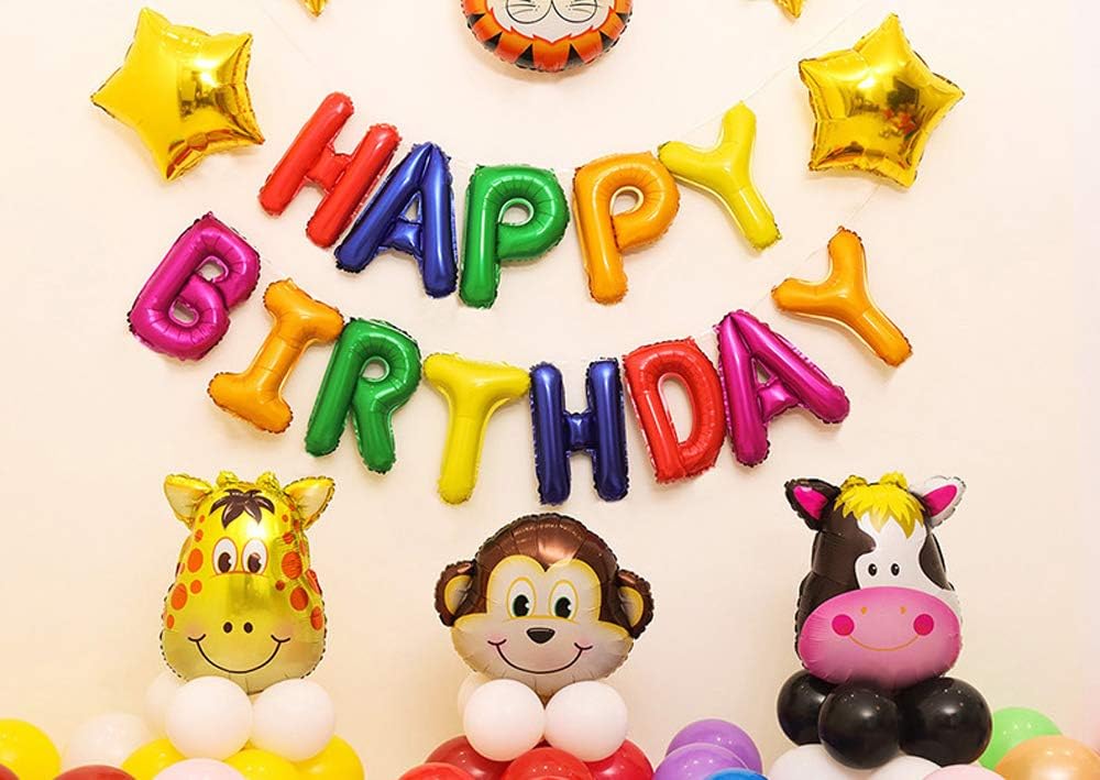 Ponmoo Ballon Happy Birthday Banniere Bleu Banderole Happy Birthday Ballons Argent Banniere Joyeux Anniversaire Noir Guirlande Happy Birthday Lettre Or Banderole Joyeux Anniversaire Rose Gold Decorations Cuisine Maison Eng Bouldermicrofinance Org