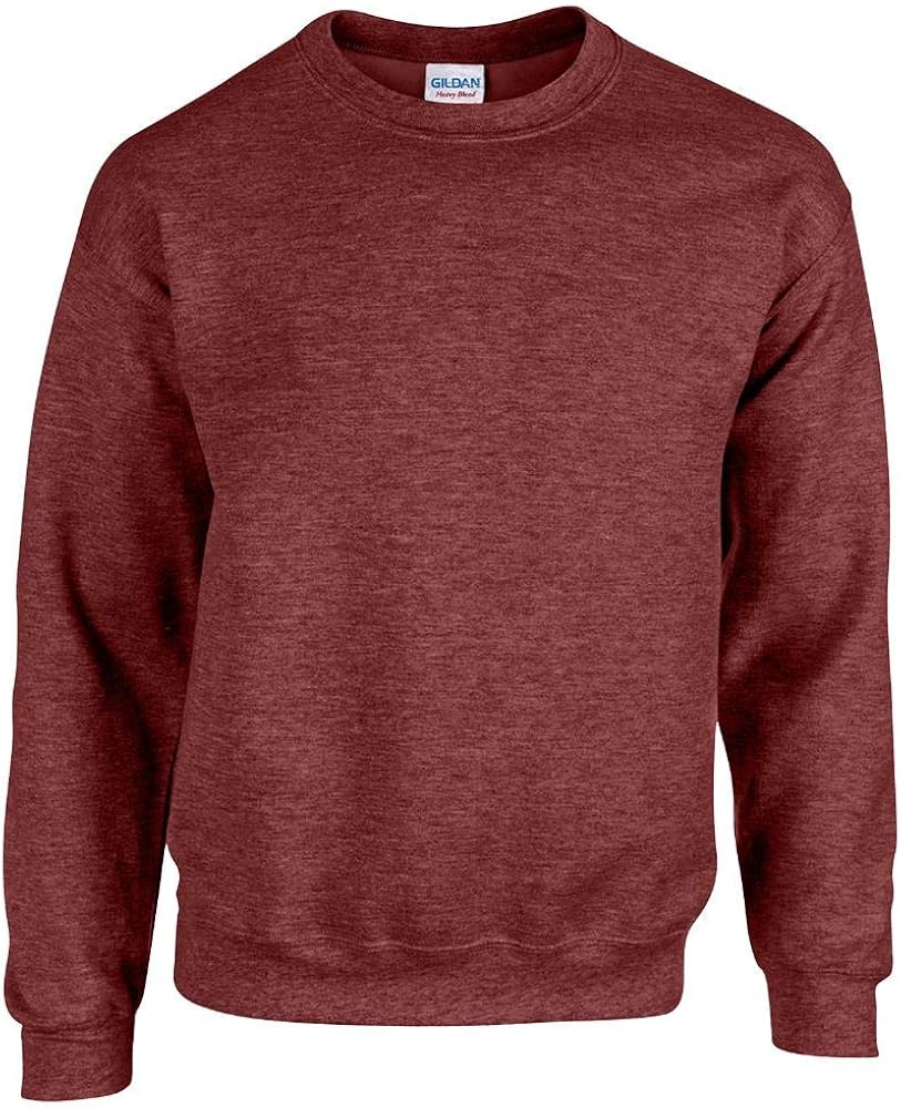 Gildan Men's Fleece Crewneck Sweatshirt at  Men’s Clothing store