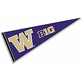 Washington UW Huskies Big 10 Pennant Flag