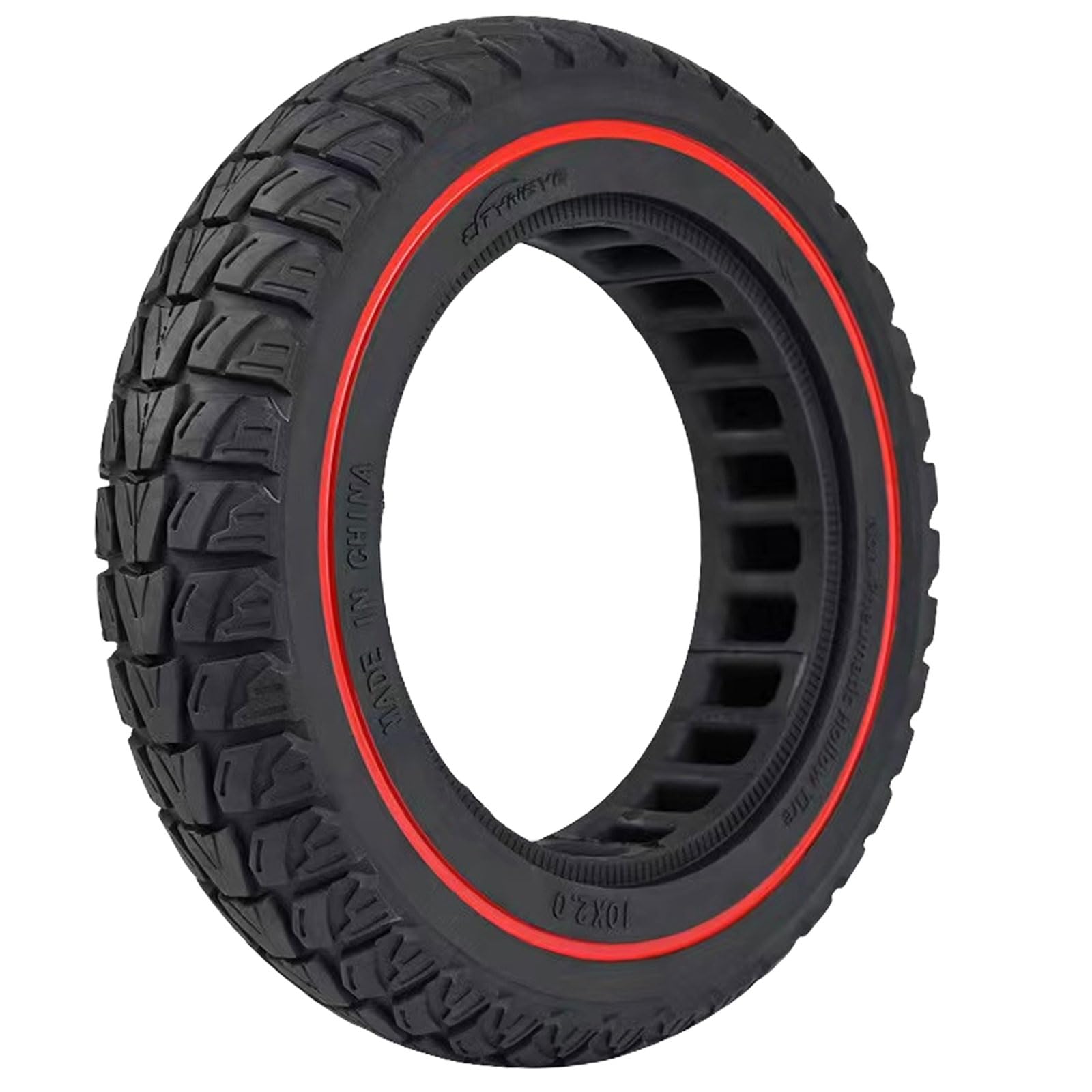 10X2.125 Solid Tires, 10 Inch Tubeless Tire for Segway Ninebot D40X F25 F30 Turboant X7 Pro MAX Hiboy S2R Electric Scooter, 10 Inch Honeycomb Replacement Wheels, 54-152 10x2 Rubber Tyre