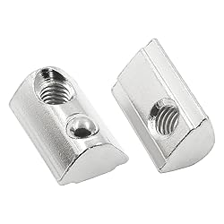 Kyuionty 30 Pcs 4040 Series M6 Half Round Roll in