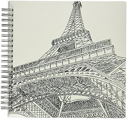 تي شيرت رجالي مكتوب عليه بطراز عتيق Ps مطبوع عليه برج إيفل بباريس كتاب رسم 12x12 Memory Book Amazon Ae