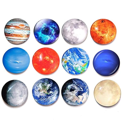 Time Gems - Pasta de imán para nevera, hermoso cristal creativo ...