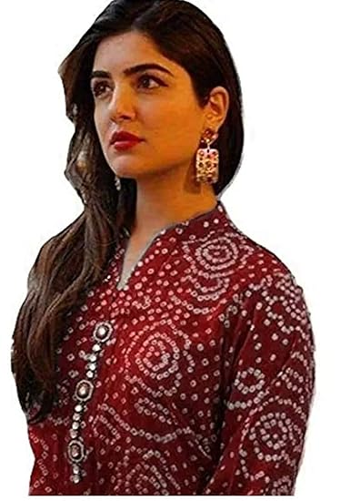 Women Cotton Regular Printed Kurti and Pant Set (GN03RT16_Red_Size_X-Large)